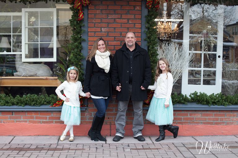 Holiday portrait olde town arvada co