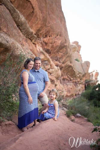 pregnancy photography Red Rocks Colorado