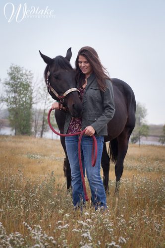 horse farm senior portrait photography