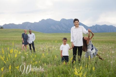 Flatirons Family Photo Colorado