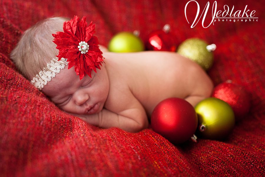 christmas baby picture