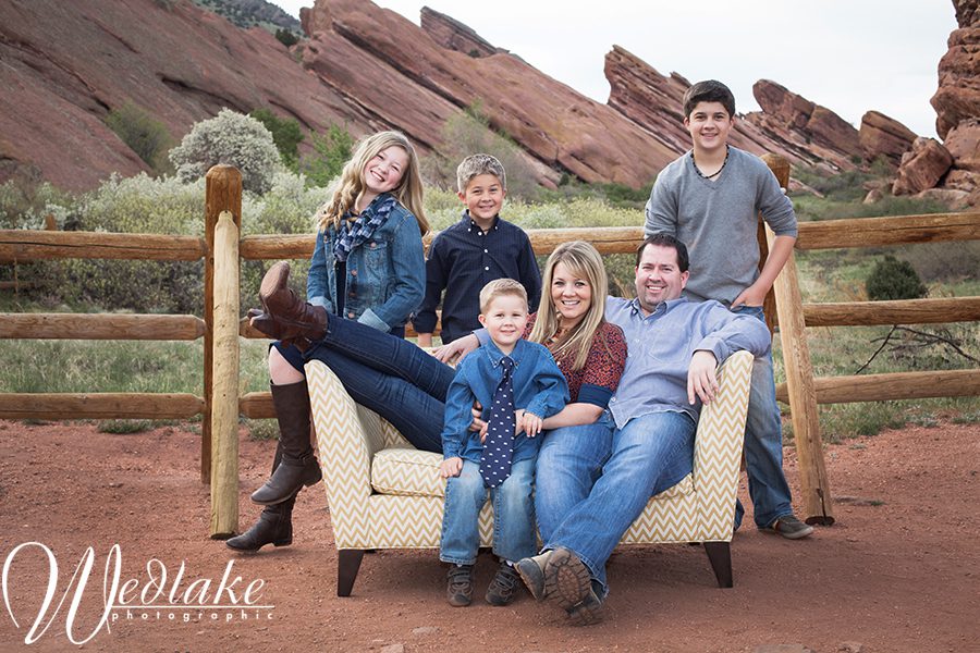 Red Rocks CO Family Photos