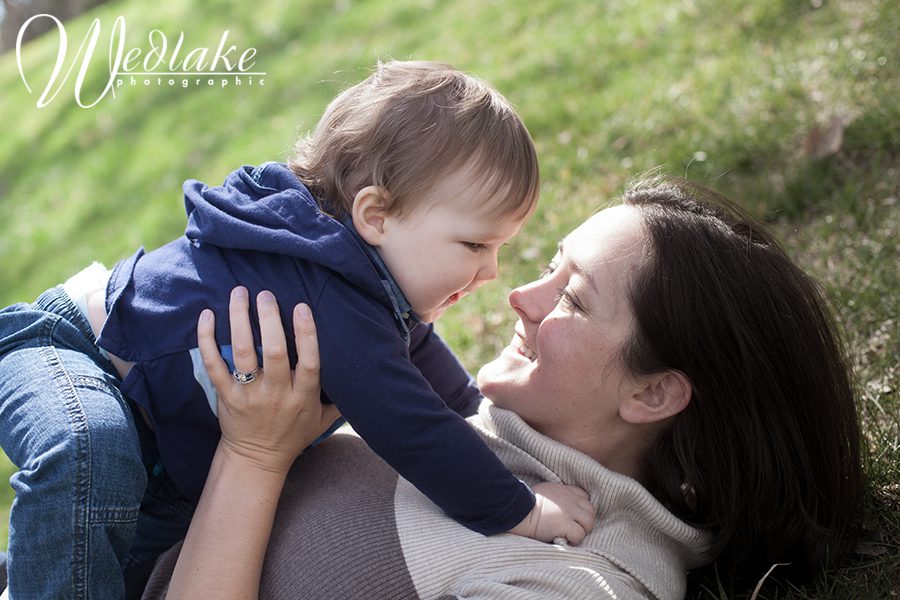 Mom with baby photo