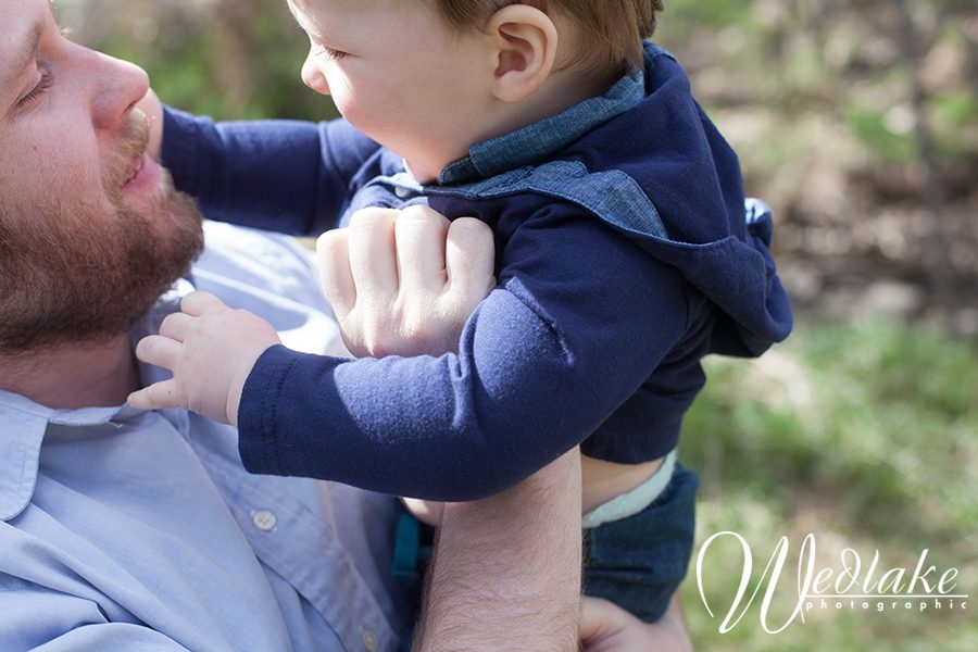 dad with baby photo