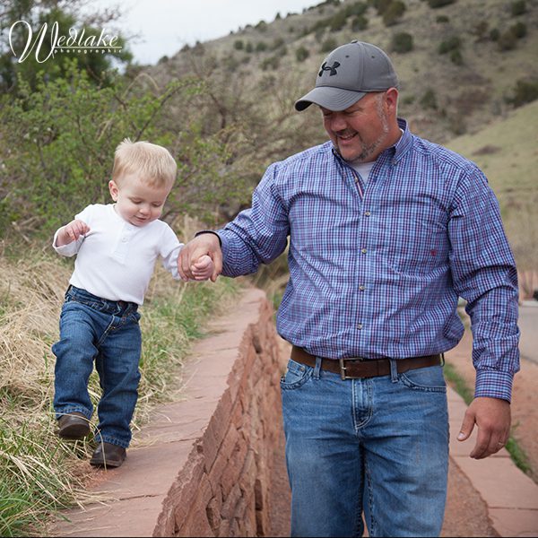 walking with dad